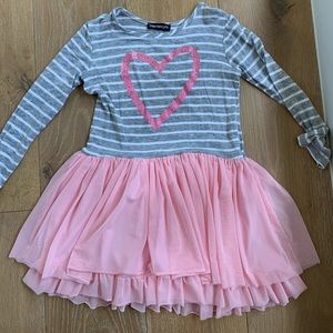 Cute heart girls dress